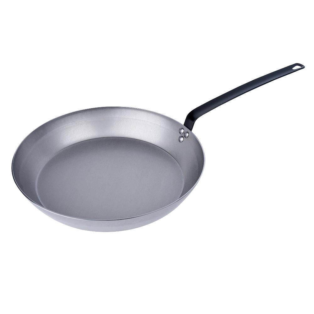 restaurantware Met Lux Carbon Steel 16" Fry Pan - 6 count box