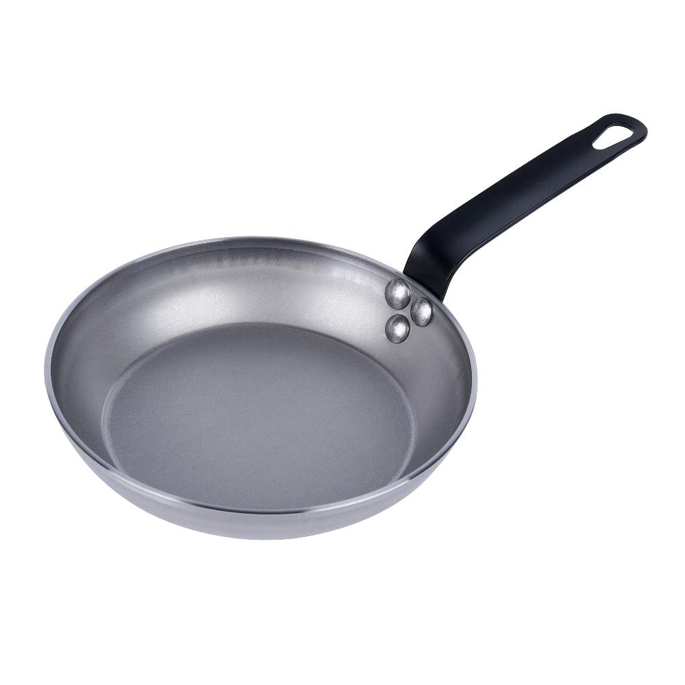 restaurantware Met Lux Carbon Steel 8" Fry Pan - 6 count box