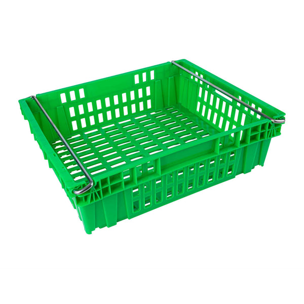 Restaurantware Met Lux Green Chill Tray - 23 3/4" X 19 3/4" X 7" - 10 Count Box