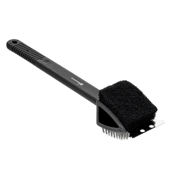 Restaurantware Met Lux Grill Brush / Scraper - With Scouring Pad - 15" - 1 Count Box
