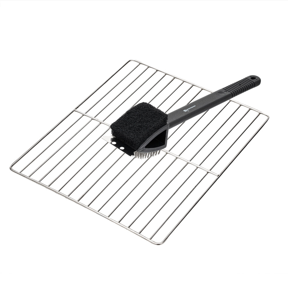 restaurantware Met Lux Grill Brush / Scraper - with Scouring Pad - 15" - 1 count box