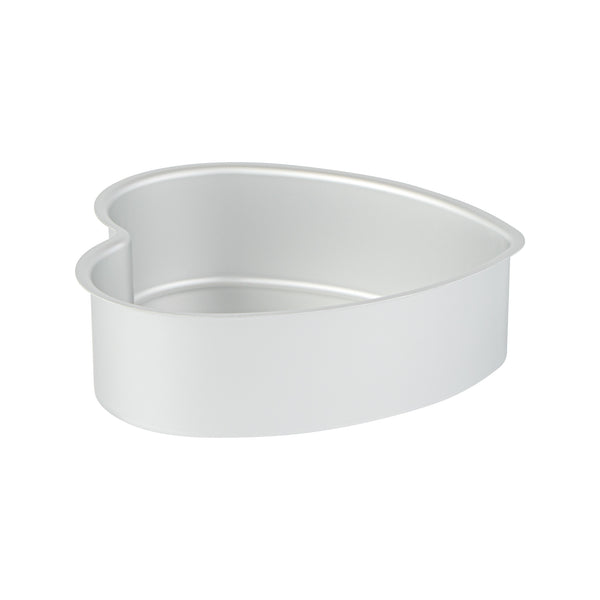 Restaurantware Met Lux Heart Aluminum Cake Pan - 6" X 6" X 2" - 12 Count Box