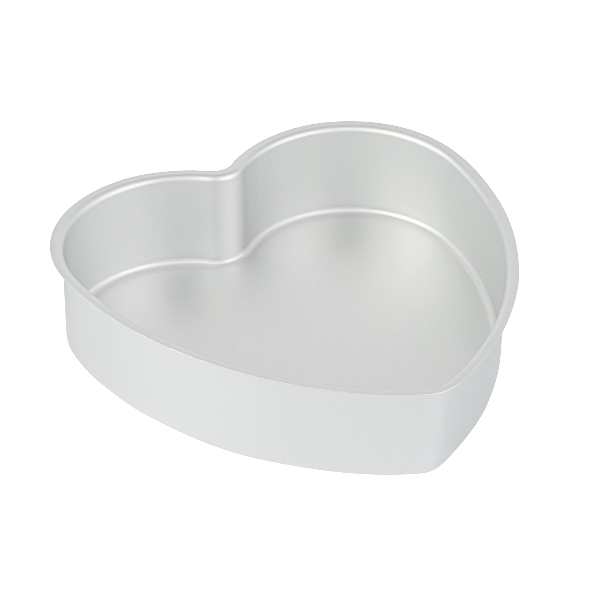 restaurantware Met Lux Heart Aluminum Cake Pan - 8" x 8" x 2" - 12 count box