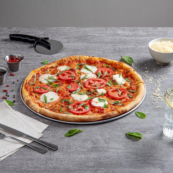 Restaurantware Met Lux Heavy-Duty Coupe Pizza Pan - 16" - 1 Count Box