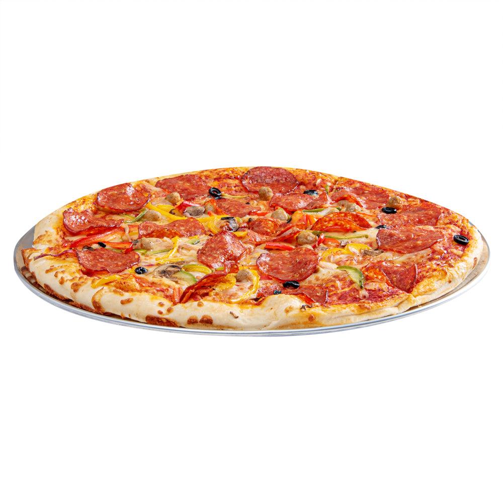 restaurantware Met Lux Heavy-Duty Coupe Pizza Pan - 18" - 1 count box