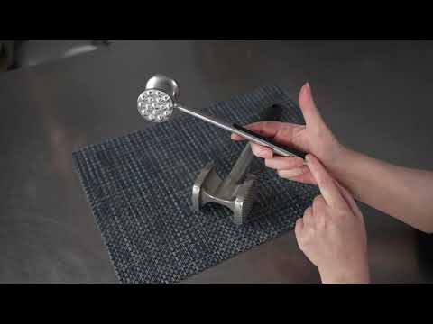 Restaurantware Met Lux Meat Tenderizer - 2 1/2" X 2 1/4" - 1 Count Box