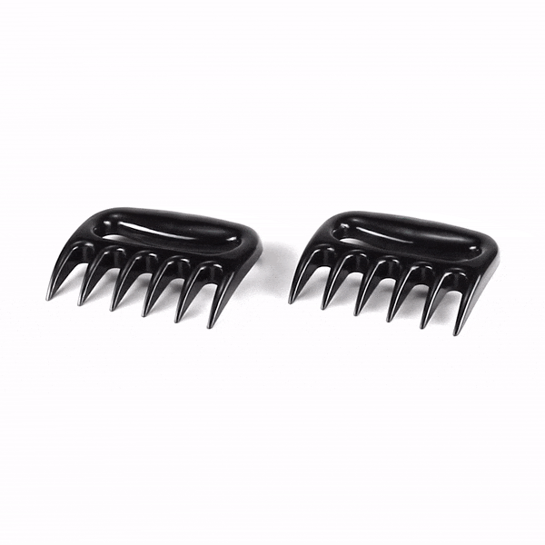 restaurantware Met Lux Met Lux Black Plastic Meat Shredder Claws - 4 1/2" - 2 count box