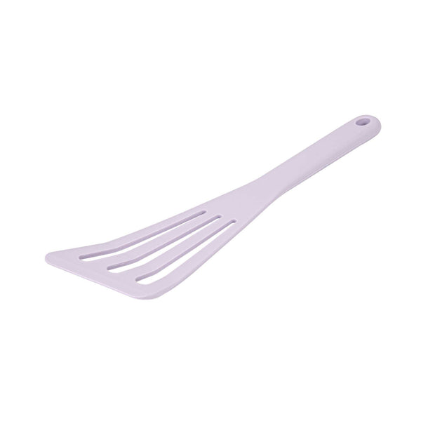Restaurantware Met Lux Purple Silicone High Temperature Slotted Turner / Spatula - 12 1/4" - 1 Count Box