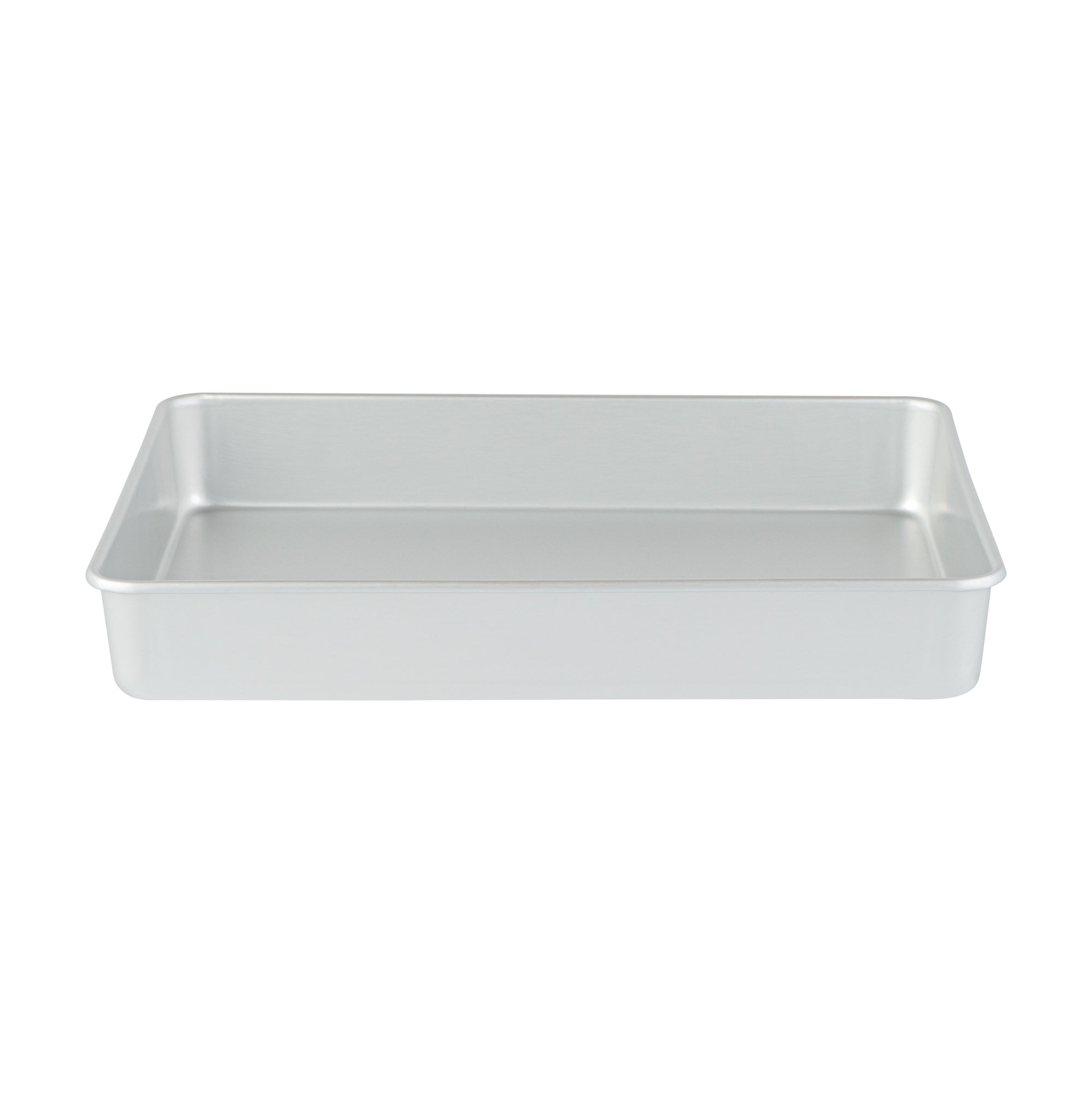 restaurantware Met Lux Rectangle Aluminum Cake Pan - 13" x 9" x 2" - 12 count box