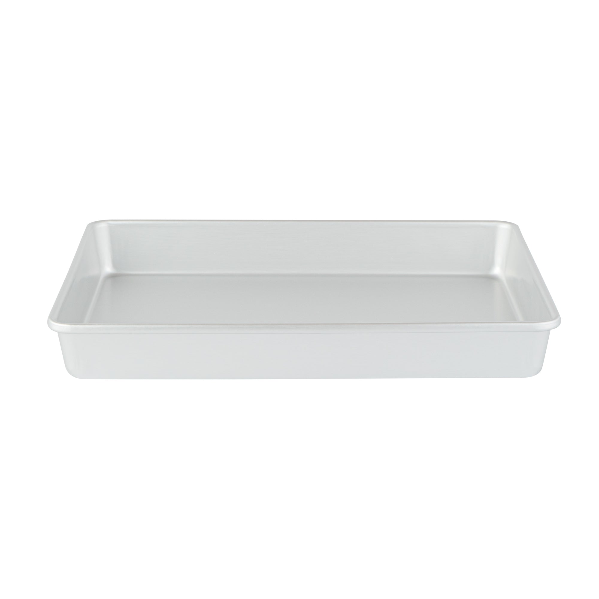 restaurantware Met Lux Rectangle Aluminum Cake Pan - 15" x 12" x 2" - 12 count box