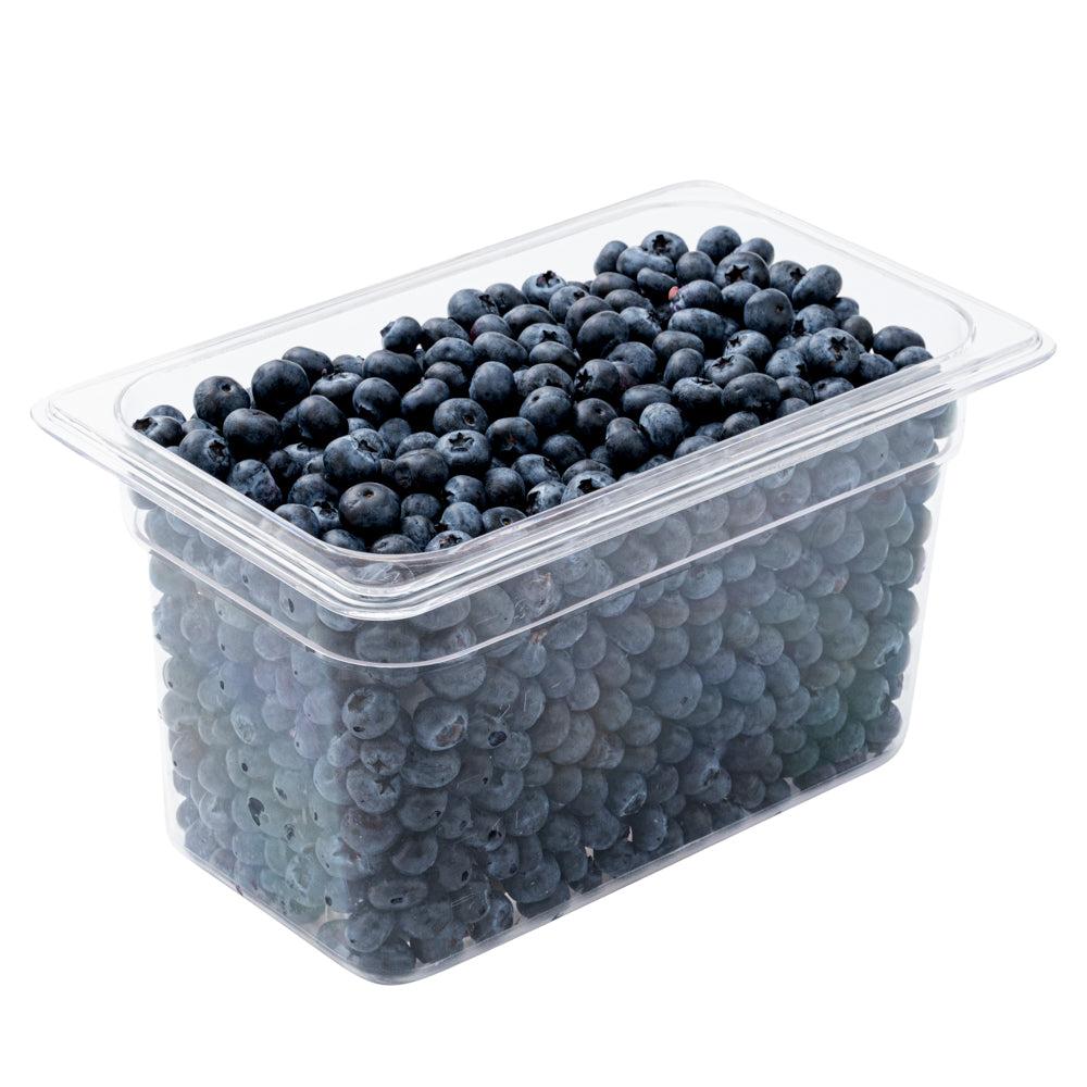 restaurantware Met Lux Rectangle Clear Plastic 1/4 Size Cold Food Storage Container - 6" Depth - 10 count box