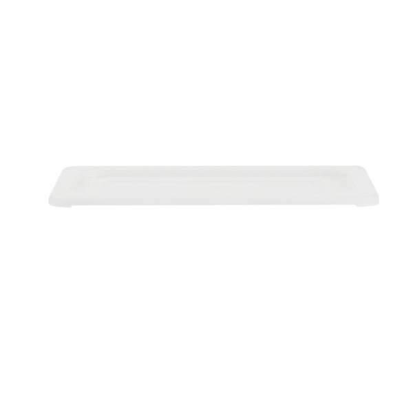Restaurantware Met Lux Rectangle Clear Polypropylene Lid - Fits 1/3 Size Food Pan - 12 3/4" X 7" - 10 Count Box