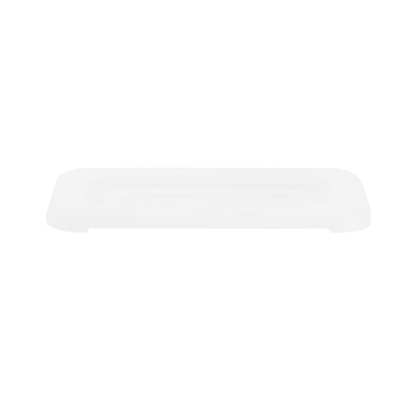 Restaurantware Met Lux Rectangle Clear Polypropylene Lid - Fits 1/9 Size Food Pan - 7" X 4 1/2" - 10 Count Box