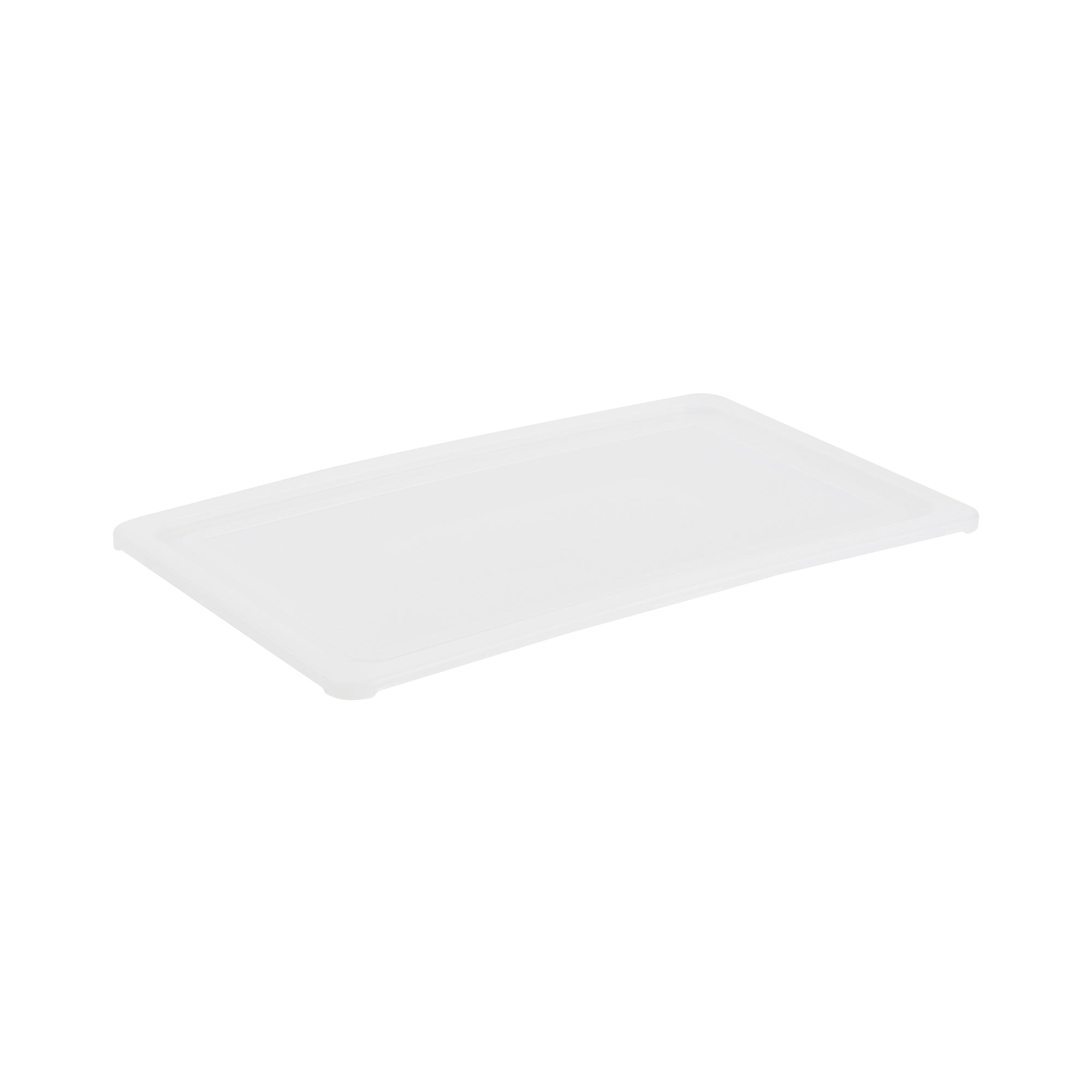 restaurantware Met Lux Rectangle Clear Polypropylene Lid - Fits Full Size Pan - 20 3/4" x 13" - 10 count box