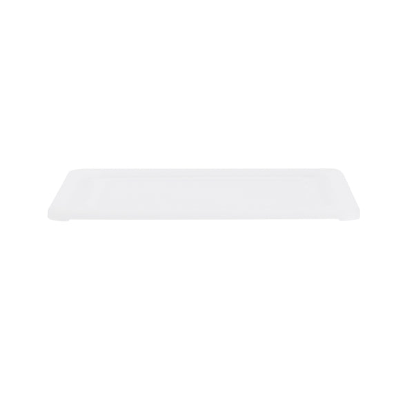 Restaurantware Met Lux Rectangle Clear Polypropylene Lid - Fits Half Size Pan - 12 3/4" X 10 1/2" - 10 Count Box