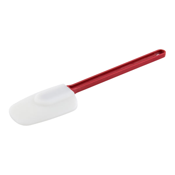 Restaurantware Met Lux Red High Temperature Rubber Spatula - Spoon-Shaped - 14" - 1 Count Box