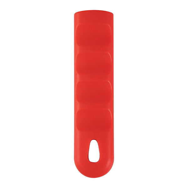 Restaurantware Met Lux Red Silicone Removable Pan Handle Sleeve - For 10" And 12" Aluminum Pans - 5 1/4" - 1 Count Box