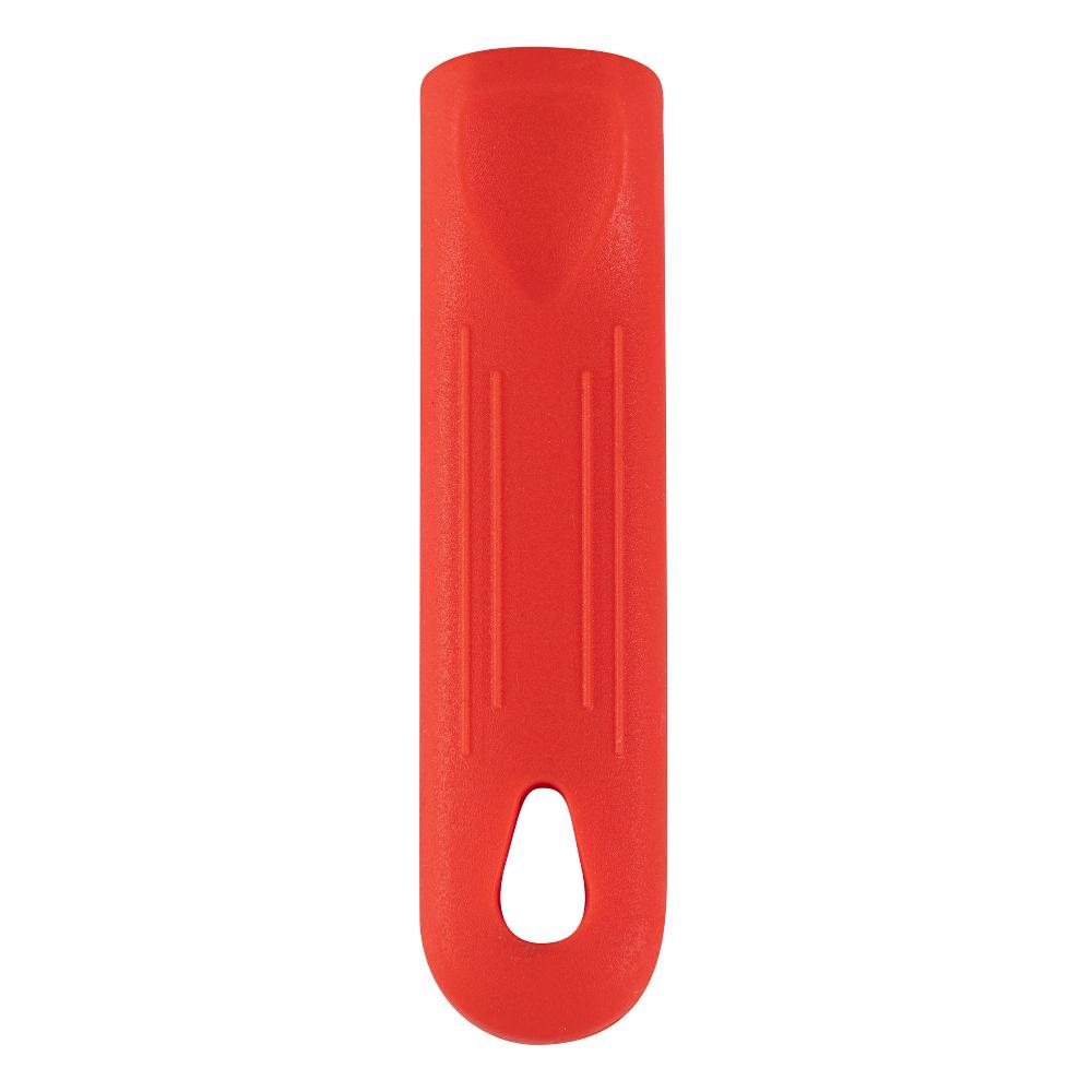 restaurantware Met Lux Red Silicone Removable Pan Handle Sleeve - For 8" and 9" Aluminum Pans - 4 1/4" - 1 count box