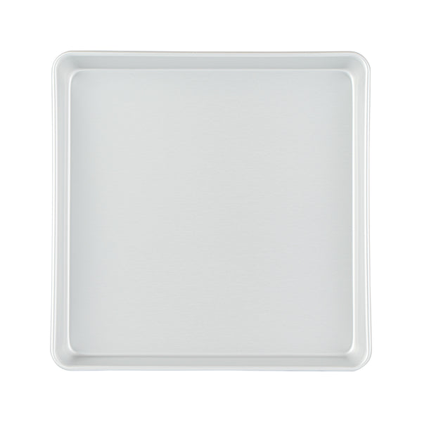 Restaurantware Met Lux Square Aluminum Cake Pan - 12" X 12" X 2" - 12 Count Box