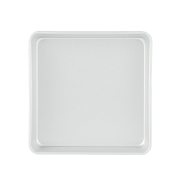 Restaurantware Met Lux Square Aluminum Cake Pan - 8" X 8" X 2" - 12 Count Box