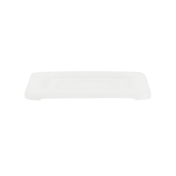 Restaurantware Met Lux Square Clear Polypropylene Lid - Fits 1/6 Size Food Pan - 7" X 6 1/2" - 10 Count Box