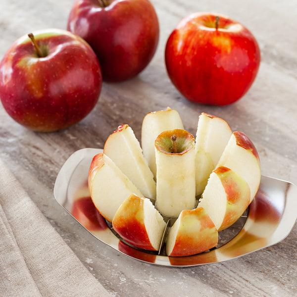 Restaurantware Met Lux Stainless Steel Apple Corer / Slicer - With Handles - 1 Count Box