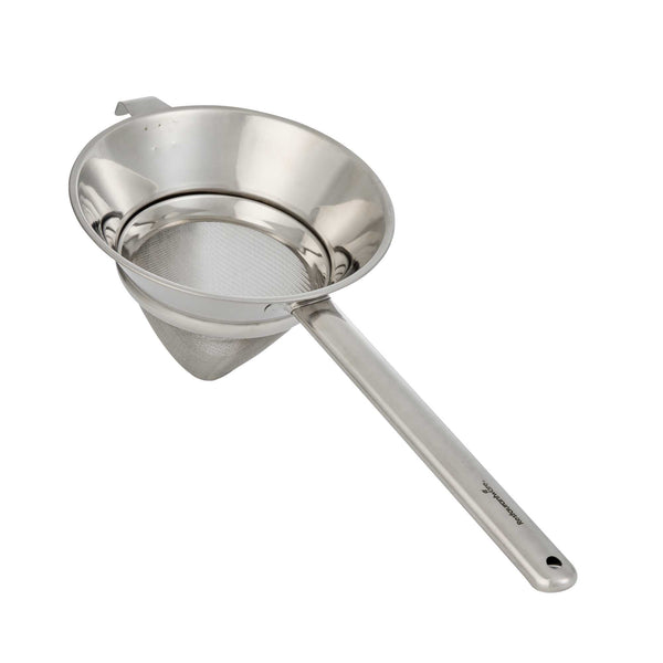 Restaurantware Met Lux Stainless Steel Bouillon / Chinois Strainer - Extra Fine Mesh - 10 1/4" - 1 Count Box