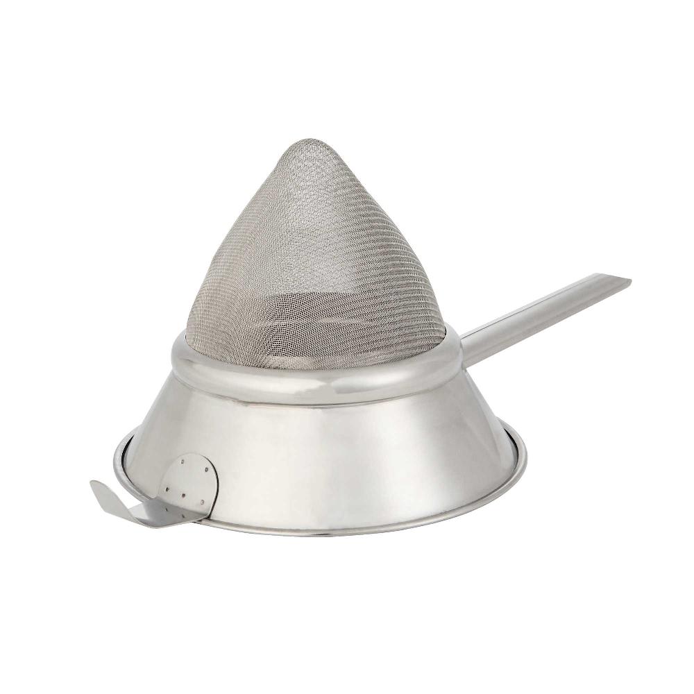 restaurantware Met Lux Stainless Steel Bouillon / Chinois Strainer - Extra Fine Mesh - 8" - 1 count box