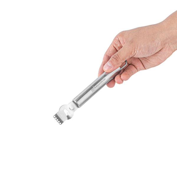 Restaurantware Met Lux Stainless Steel Citrus Zester And Channel Knife - 6 1/2" X 1" X 3/4" - 1 Count Box