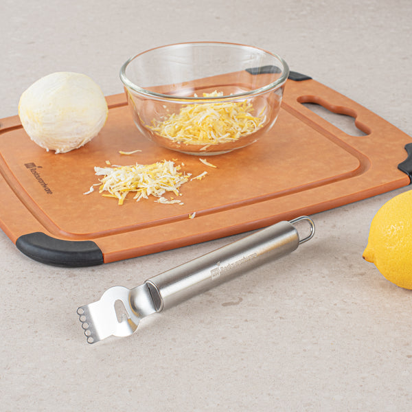 Restaurantware Met Lux Stainless Steel Citrus Zester And Channel Knife - 6 1/2" X 1" X 3/4" - 1 Count Box
