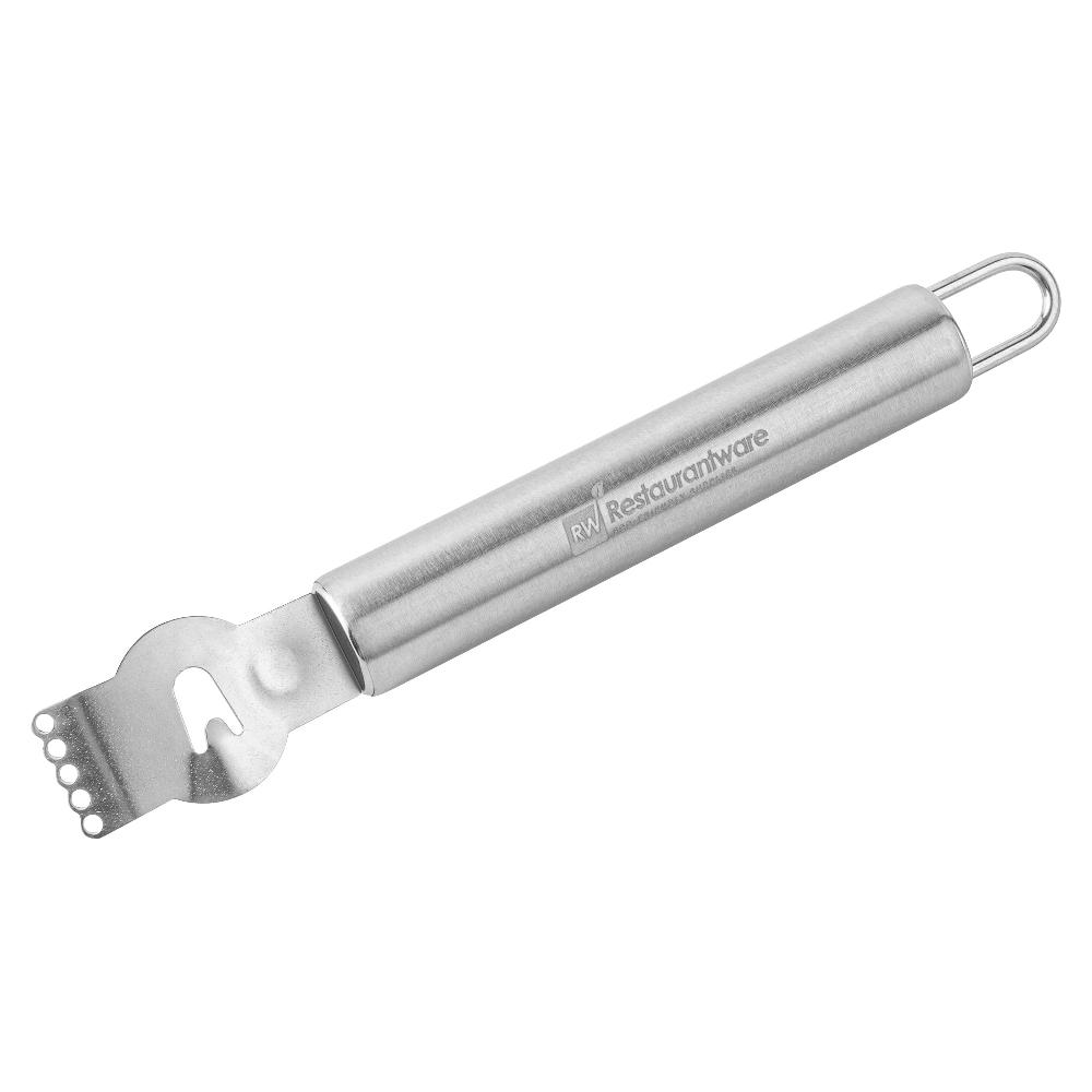 restaurantware Met Lux Stainless Steel Citrus Zester and Channel Knife - 6 1/2" x 1" x 3/4" - 1 count box