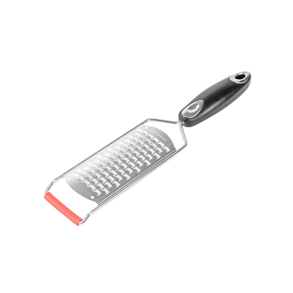 Restaurantware Met Lux Stainless Steel Coarse Grater - With Plastic Handle - 12" - 1 Count Box