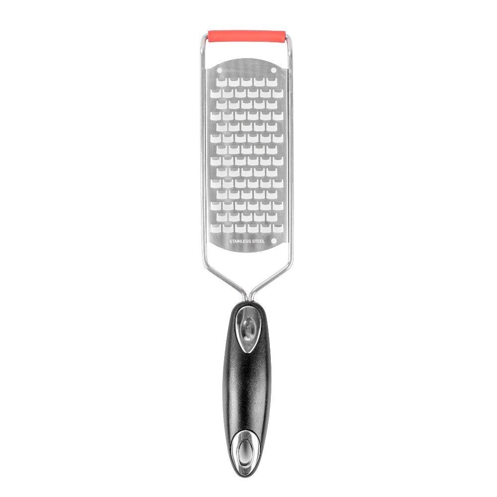 restaurantware Met Lux Stainless Steel Coarse Grater - with Plastic Handle - 12" - 1 count box
