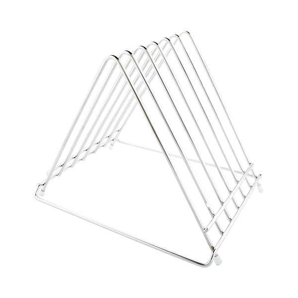 Restaurantware Met Lux Stainless Steel Cutting Board Rack - 6 Slots - 1 Count Box