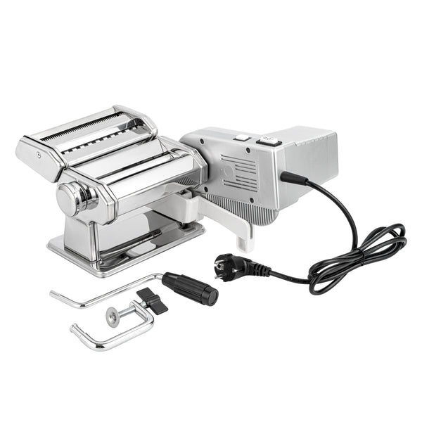 Restaurantware Met Lux Stainless Steel Electric Hybrid Pasta Machine - With 2-Speed Motor 110V - 1 Count Box