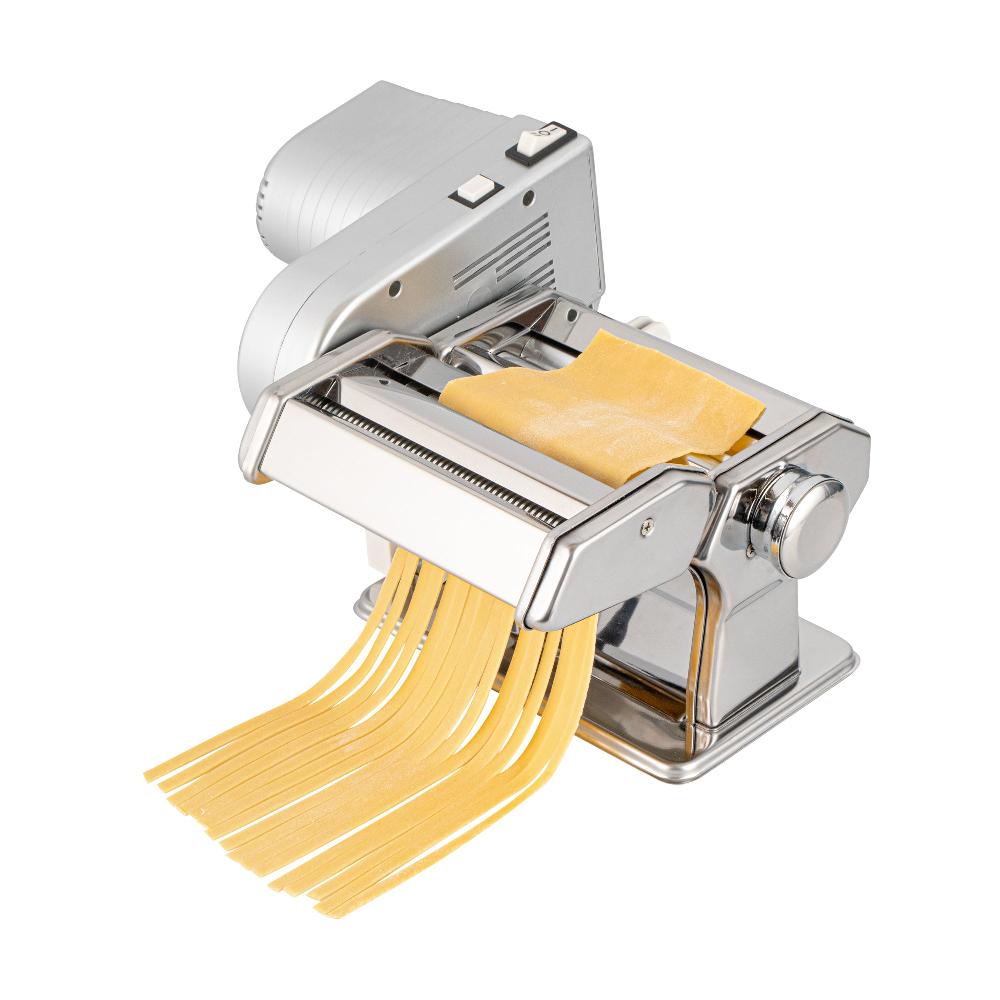 restaurantware Met Lux Stainless Steel Electric Hybrid Pasta Machine - with 2-Speed Motor 110V - 1 count box