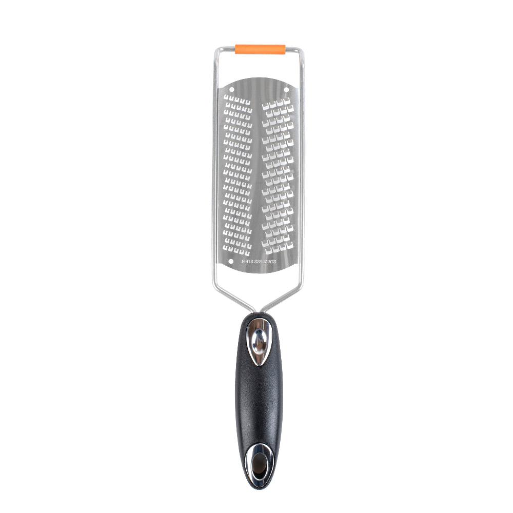 restaurantware Met Lux Stainless Steel Fine Grater - with Plastic Handle - 12" - 1 count box