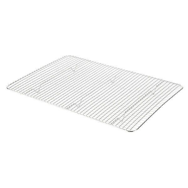 Restaurantware Met Lux Stainless Steel Footed Wire Cooling Rack - For Half Size Sheet Pan - 11 3/4 X 17" - 1 Count Box