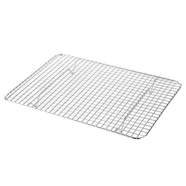Restaurantware Met Lux Stainless Steel Footed Wire Cooling Rack - For Quarter Size Sheet Pan - 8 1/2" X 12" - 1 Count Box