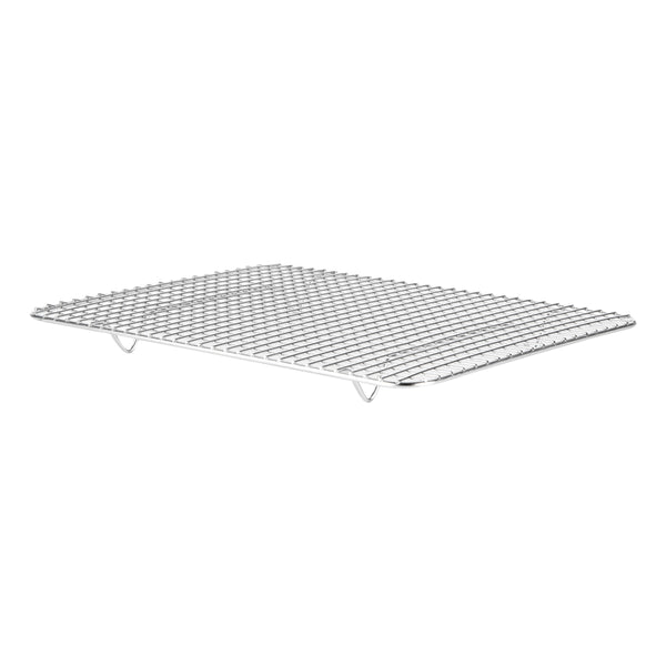 Restaurantware Met Lux Stainless Steel Footed Wire Cooling Rack - For Quarter Size Sheet Pan - 8 1/2" X 12" - 1 Count Box