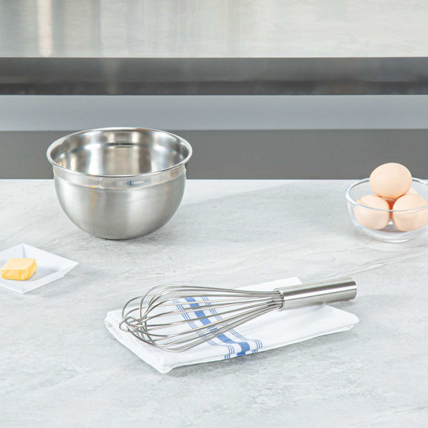 Restaurantware Met Lux Stainless Steel French Whisk - 12" - 1 Count Box
