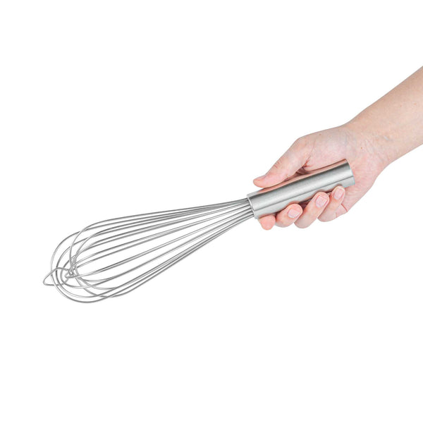 Restaurantware Met Lux Stainless Steel French Whisk - 12" - 1 Count Box