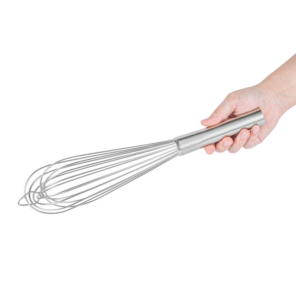 Restaurantware Met Lux Stainless Steel French Whisk - 16" - 1 Count Box