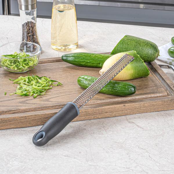 Restaurantware Met Lux Stainless Steel Grater - With Plastic Handle - 13" - 1 Count Box