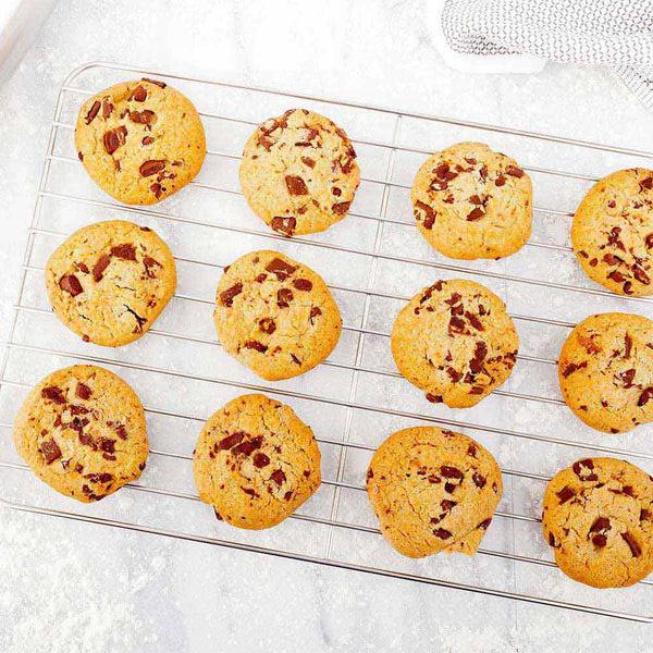 Restaurantware Met Lux Stainless Steel Half Size Wire Cooling Rack - 18" X 12" - 1 Count Box