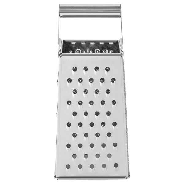 Restaurantware Met Lux Stainless Steel Heavy-Duty Four-Sided Cheese Grater - 4 1/4" X 3 1/4" X 10" - 1 Count Box