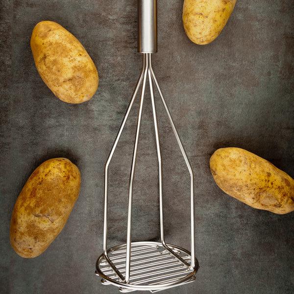 Restaurantware Met Lux Stainless Steel Heavy-Duty Potato Masher - 24" - 1 Count Box