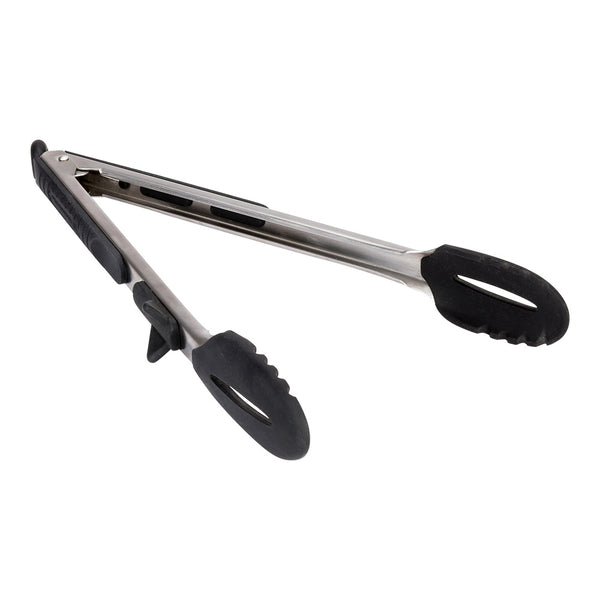 Restaurantware Met Lux Stainless Steel Kitchen Tongs - Scalloped - 13 1/2" X 6" X 1 1/2" - 1 Count Box