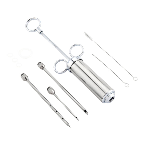 Restaurantware Met Lux Stainless Steel Marinade / Meat Injector Kit - 1 Count Box