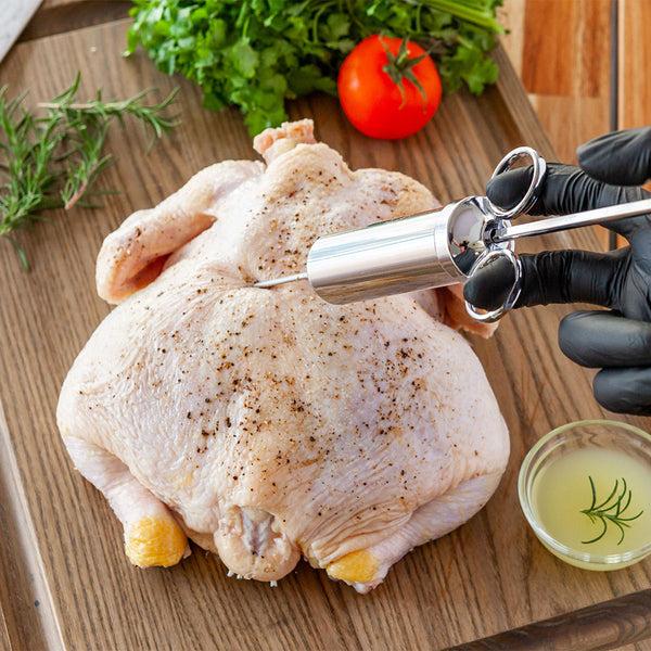 Restaurantware Met Lux Stainless Steel Marinade / Meat Injector Kit - 1 Count Box